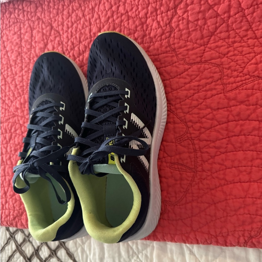 New Balance Black and Yellow Athletic Shoes